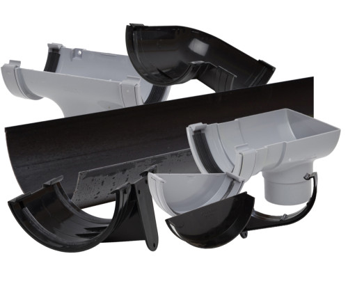 6"/160mm uPVC Industrial Gutters & Fittings